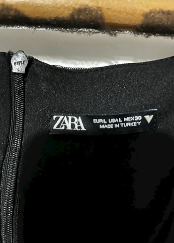 Zara Puantiyeli popüler elbise - Görsel 3