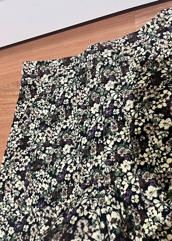 Mango Çiçek Baskılı Pamuklu Şort - Görsel 4