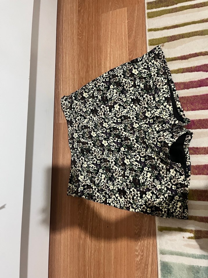 Mango Çiçek Baskılı Pamuklu Şort - Görsel 3