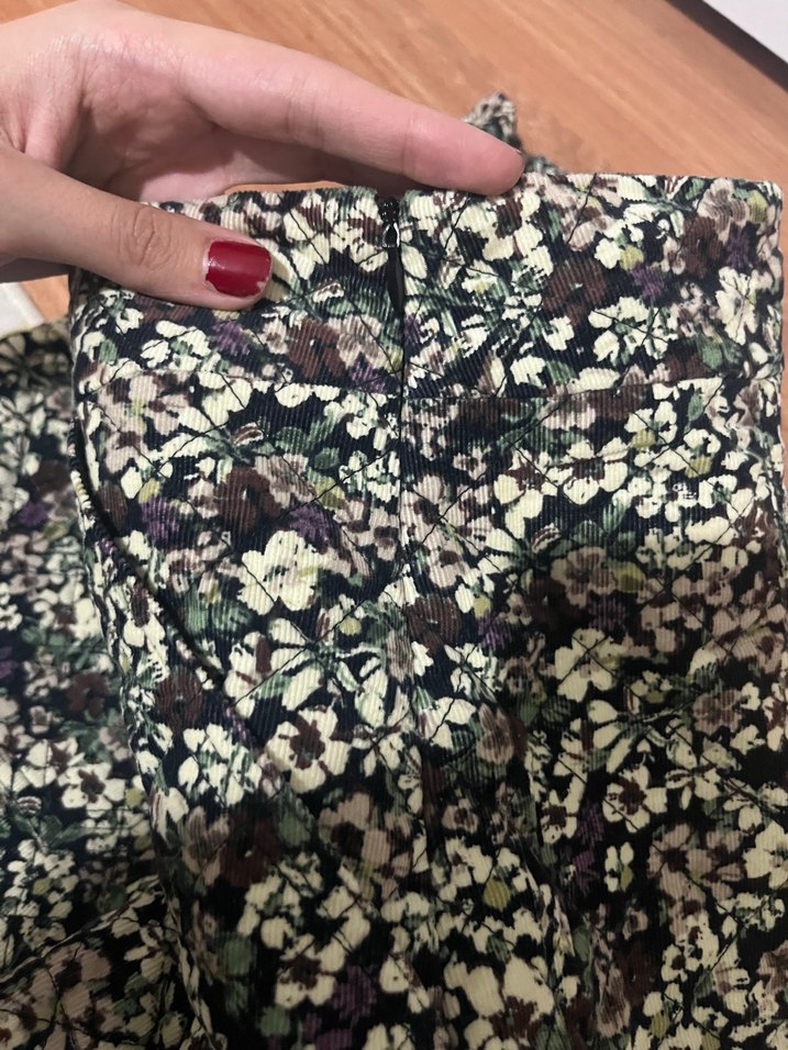 Mango Çiçek Baskılı Pamuklu Şort - Görsel 5