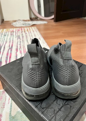 Gri Örgü unisex Spor Ayakkabı - Görsel 2