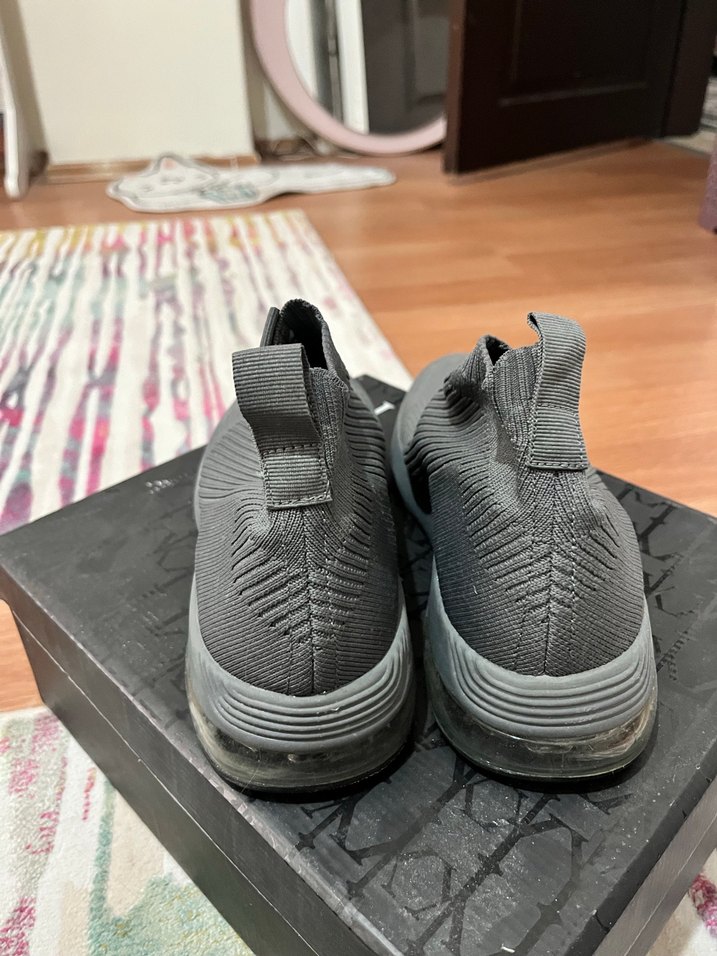 Gri Örgü unisex Spor Ayakkabı - Görsel 2