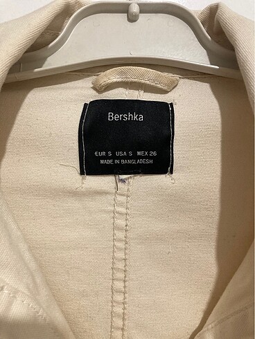 s Beden camel Renk Bershka kot ceket
