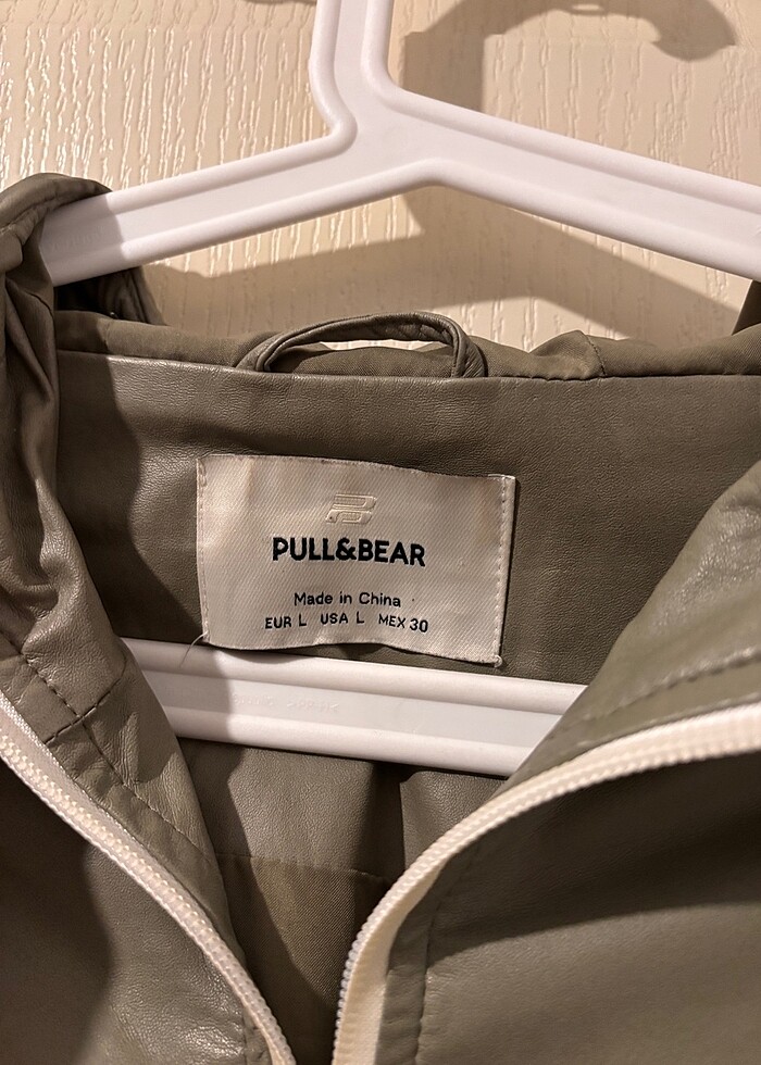 Pull and bear yağmurluk - Görsel 5