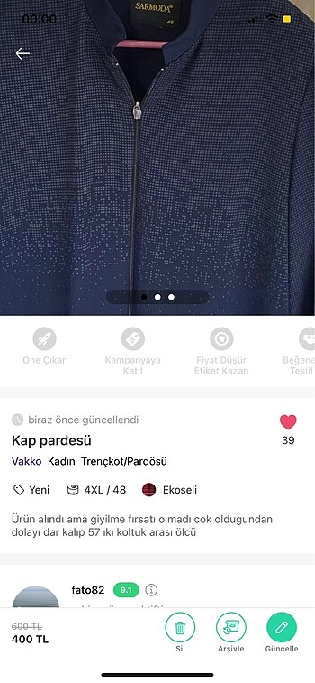 xxl Beden lacivert Renk Ferace