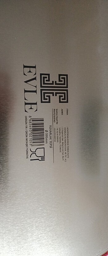 Yuvarlak tepsi - Görsel 2