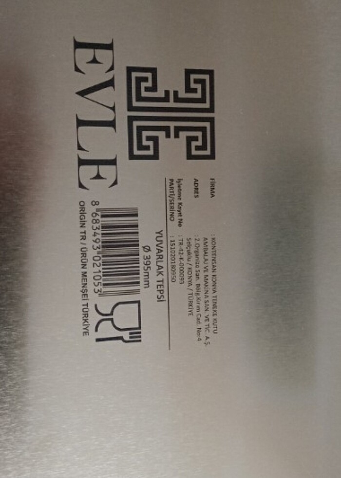 Yuvarlak tepsi - Görsel 2