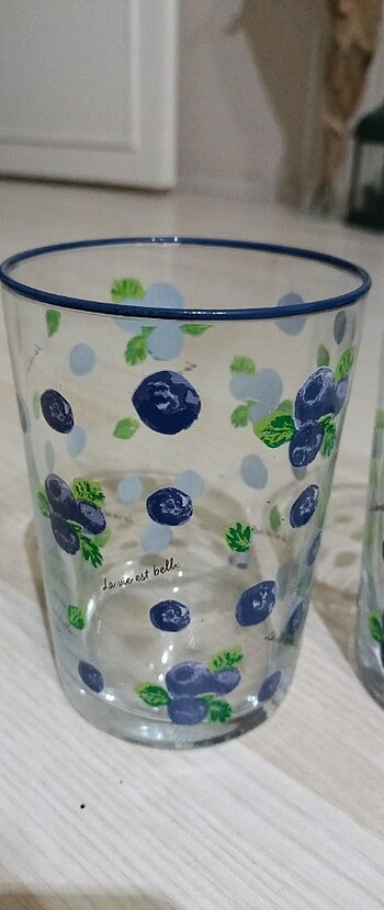 Yaban mersini modelli bardak 450 ml - Görsel 2