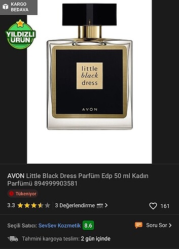 Avon kadın parfüm 