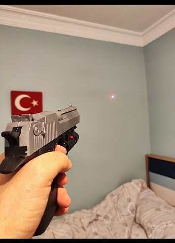  Boncuklu tabanca lazerli 