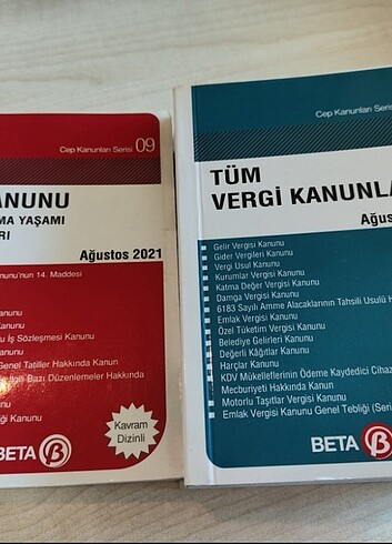 İş kanunu ve tüm vergi kanunları sıfır ayarında çok temiz 