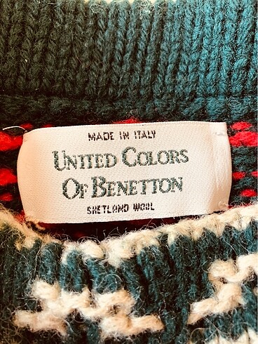 xl Beden Benetton, italyan malı , şık kazak ,