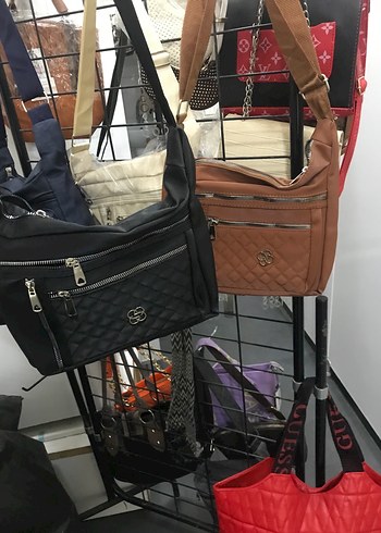 Kadın Siyah Fermuarlı Çapraz Çanta - Görsel 2