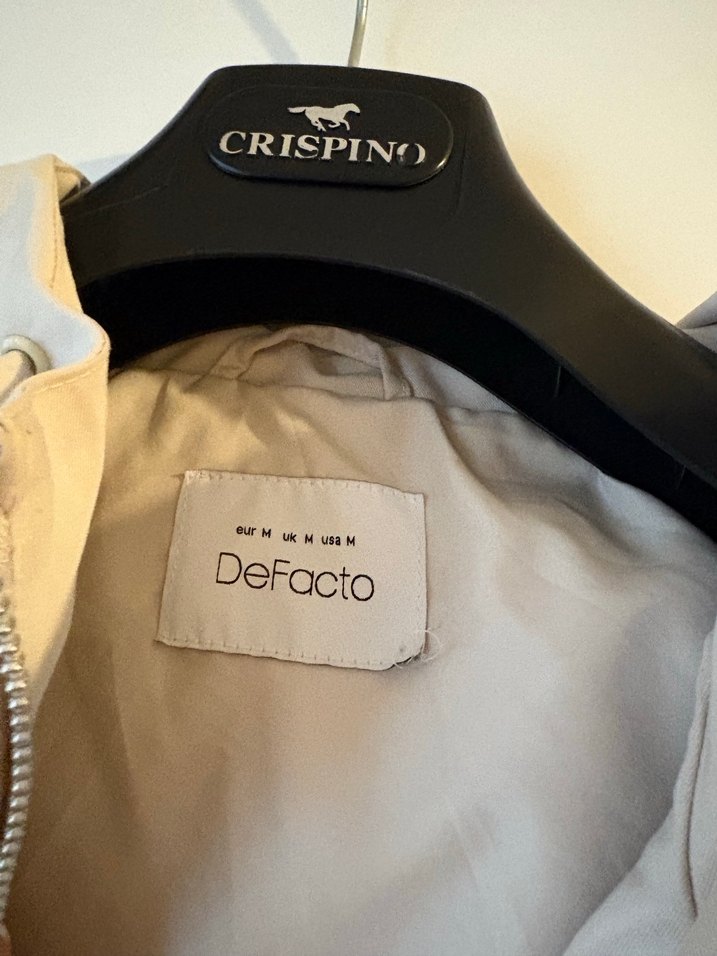 Bej Kadın Keten Midi Ceket - Görsel 3