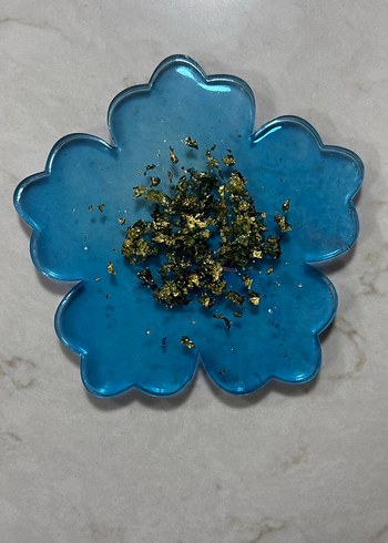 Mavi Parlak epoksi bardak altlığı - Görsel 2