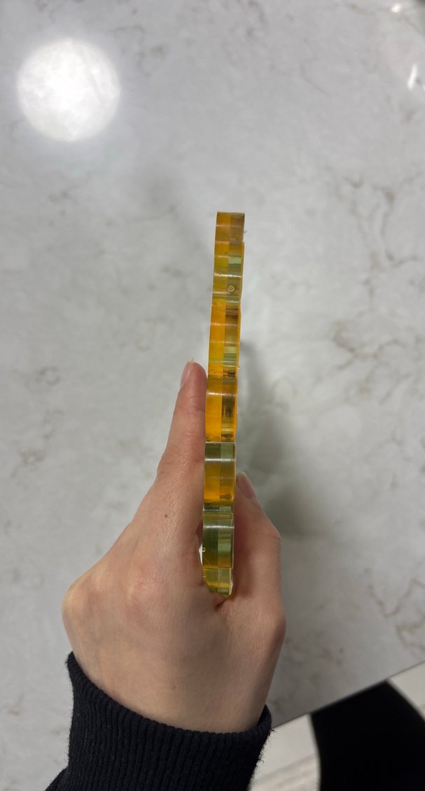 Ayçiçeği Desenli Şeffaf sunumluk tepsi - Görsel 4