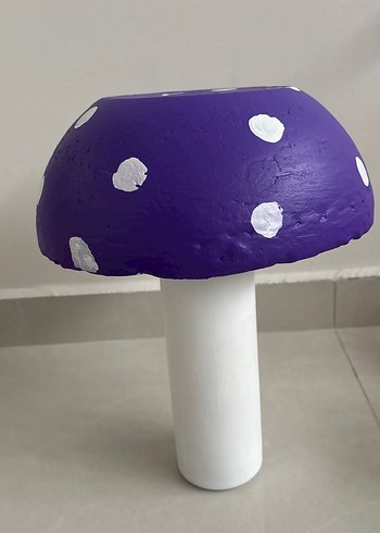 Mor Beyaz Puantiyeli Mantar Biblo - Görsel 2