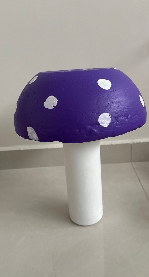 Mor Beyaz Puantiyeli Mantar Biblo - Görsel 2