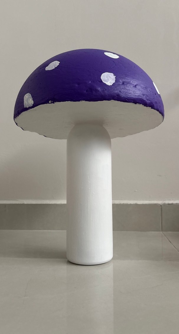 Mor Beyaz Puantiyeli Mantar Biblo - Görsel 4