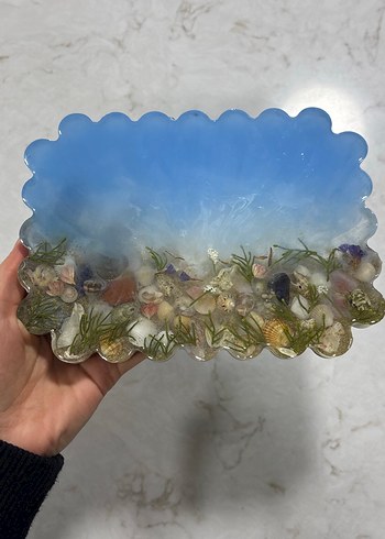 Deniz Temalı epoksi sunumluk - Görsel 3