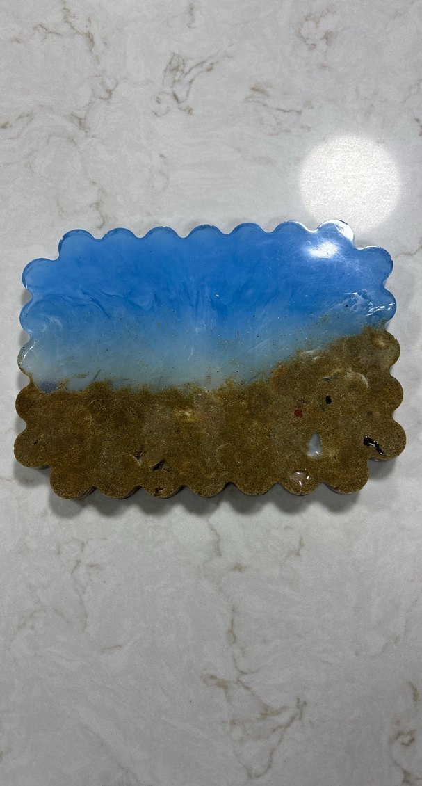 Deniz Temalı epoksi sunumluk - Görsel 2