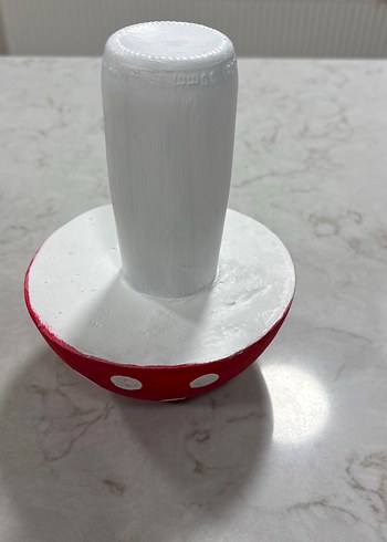 Kırmızı Puantiyeli Mantar Figür - Görsel 3