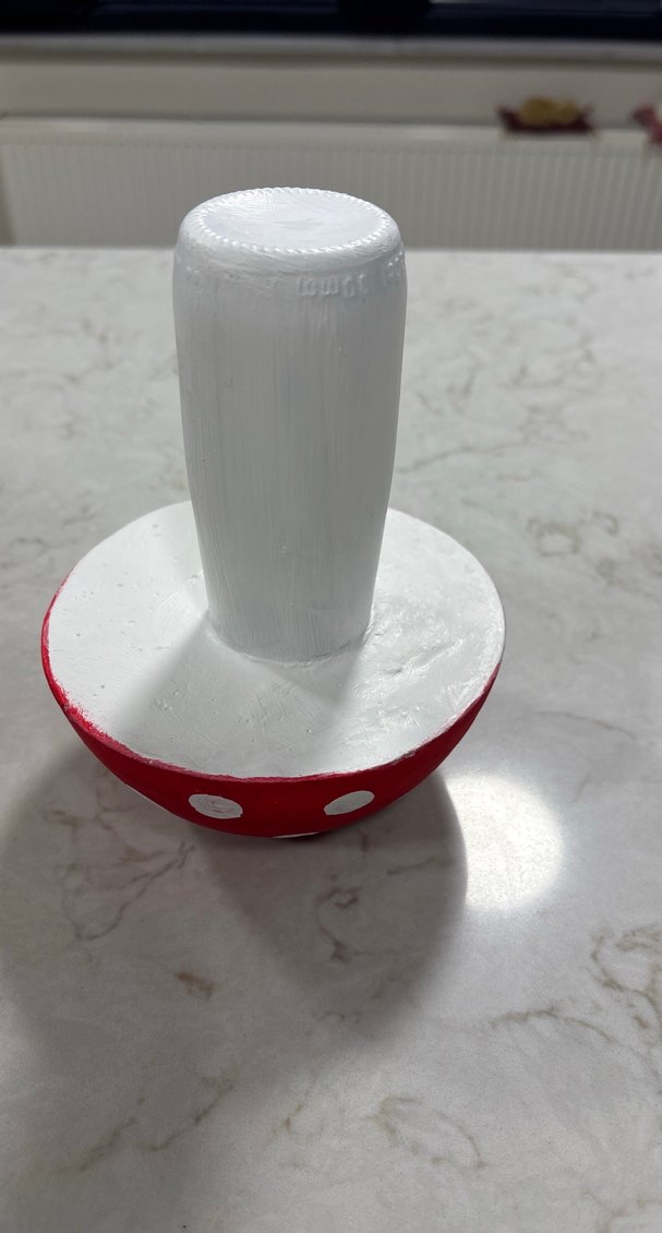 Kırmızı Puantiyeli Mantar Figür - Görsel 3