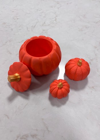 3lü dekoratif kabak set - Görsel 2