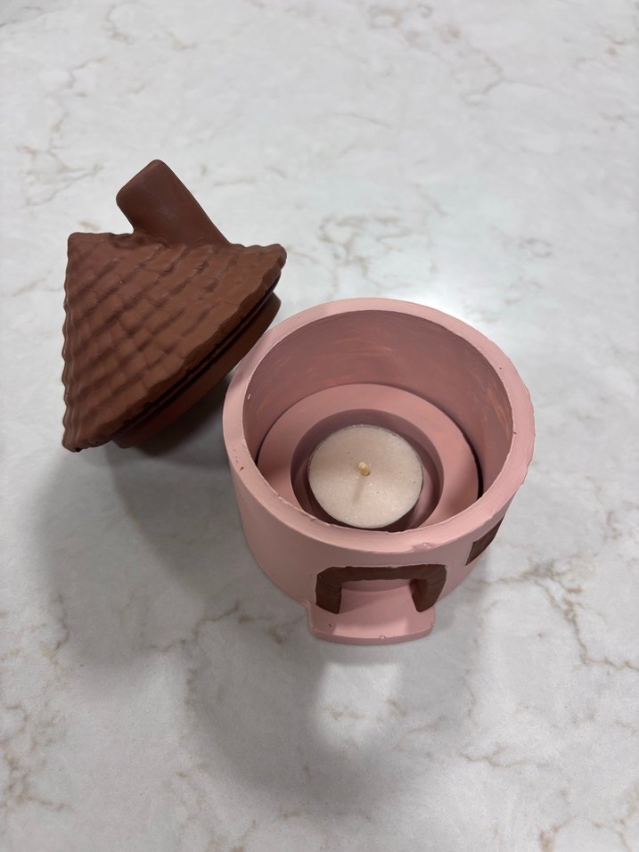 Pastel Kahverengi Ev mumluk& tütsülük - Görsel 2