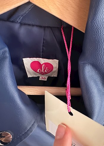 Kadın Gri Mini Biker Deri Ceket - Görsel 2