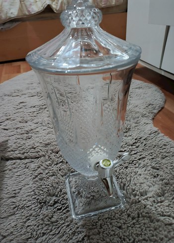 Ayaklı Musluklu Cam Su Sebili - Görsel 2