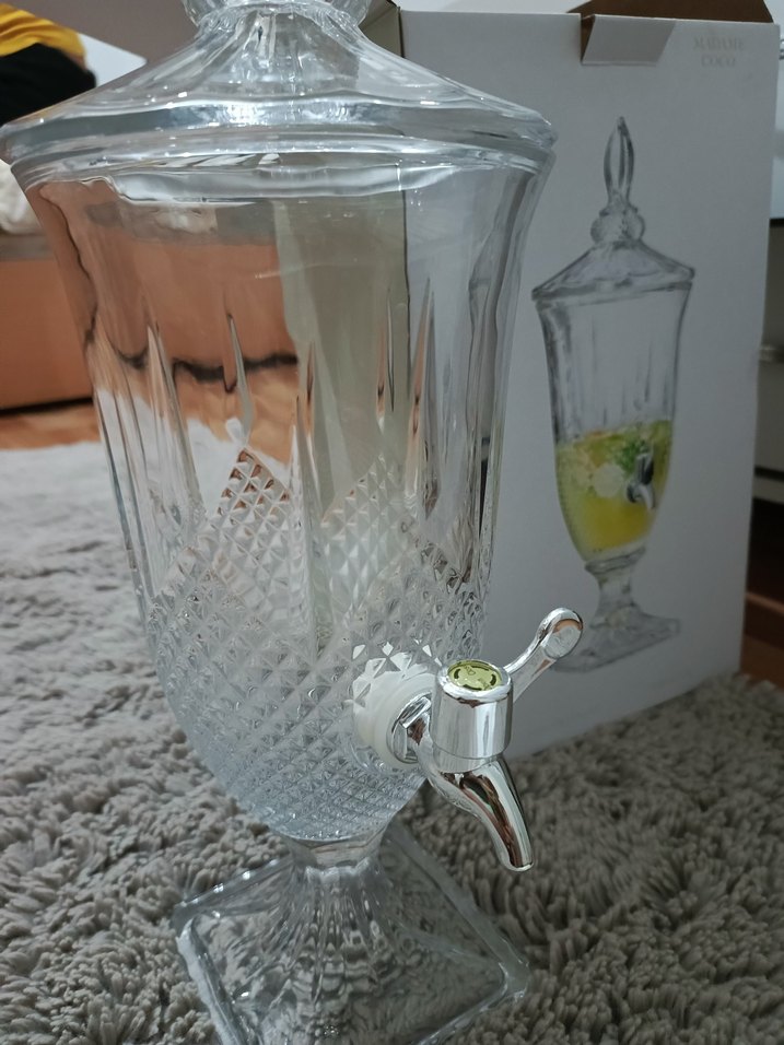 Ayaklı Musluklu Cam Su Sebili - Görsel 5