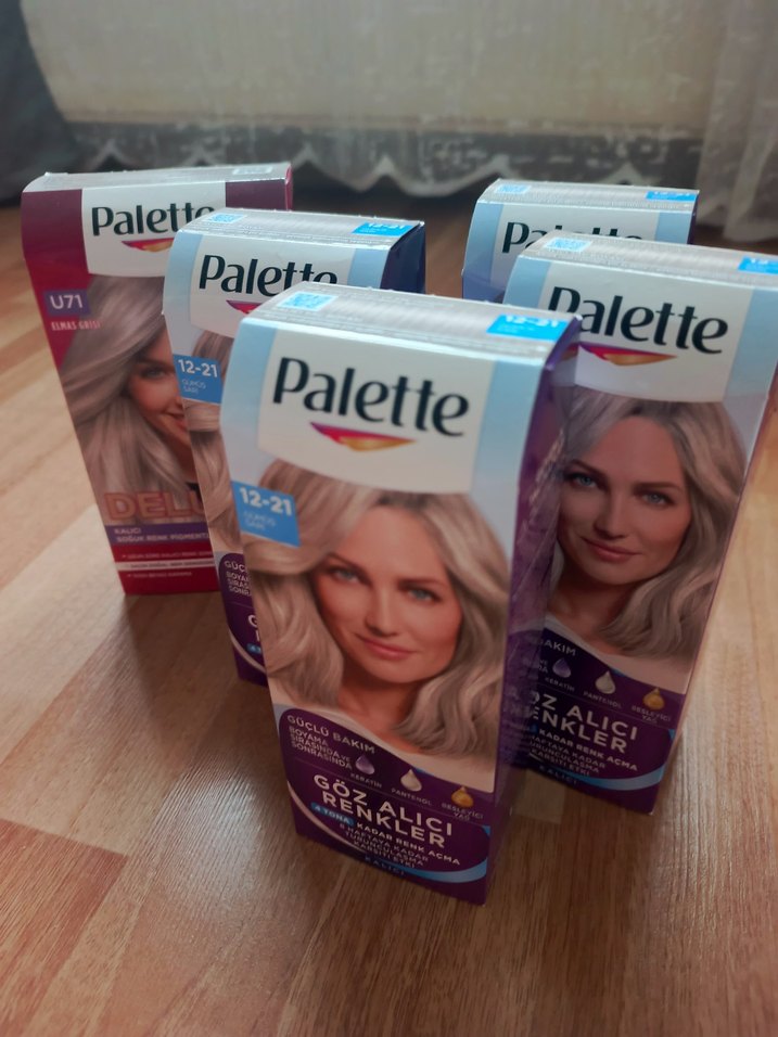 Palette Saç Boyası 12-21 Açık Sarı 5 adet - Görsel 3