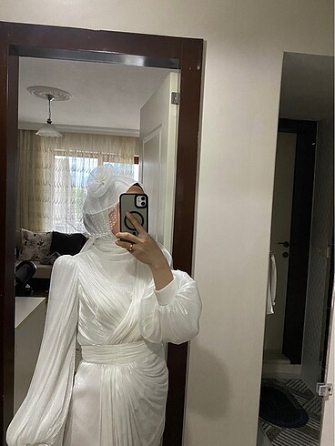 Diğer Tesettür nikah elbisesi