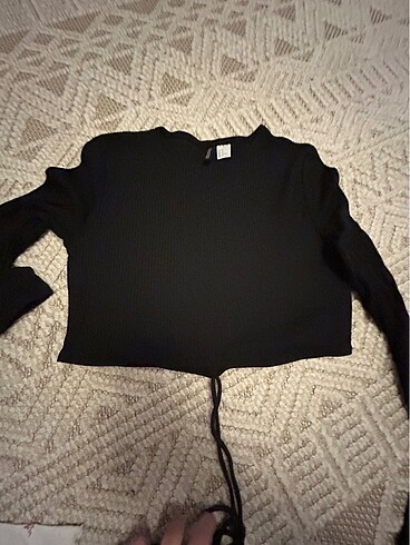 H&M Crop top bağcıklı