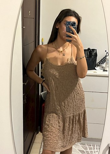 mango Bej V Yaka Düğmeli Kadın Bluz - Görsel 2