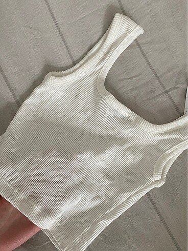 m Beden Beyaz Crop