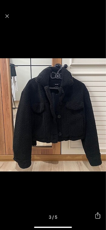 xs Beden bershka peluş mont/ceket