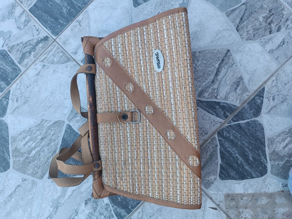 Kahverengi Deri Tokalı Kadın Çanta - Görsel 3