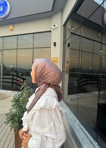 Bej Pamuk Soft eşarp
