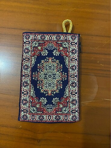 Simli Kilim Dedenli Cüzdan