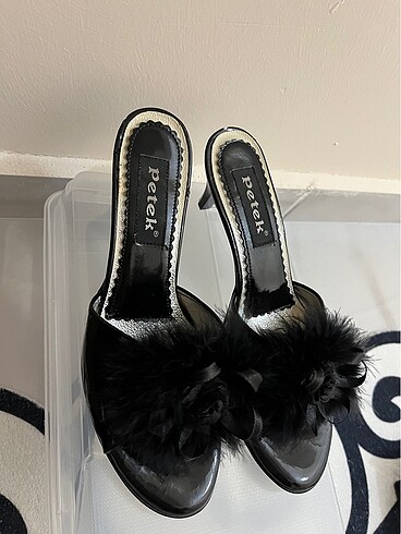 Tüylü bohça terliği - Görsel 2