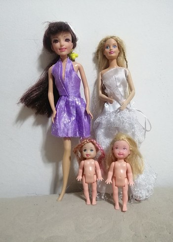 Beden Renk Barbie Bebek Seti KAMPANYADA