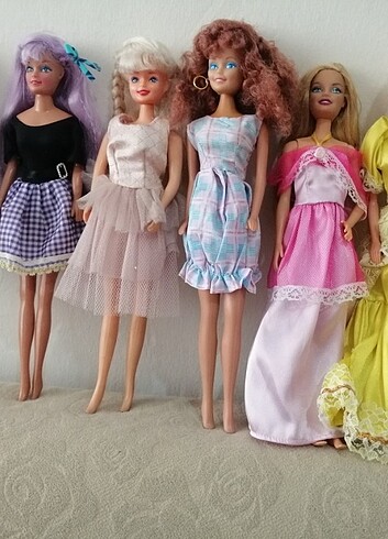  Beden Renk Vintage Barbie bebekler adet fiyat