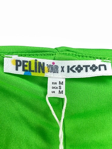 m Beden yeşil Renk Koton Mini Etek %70 İndirimli.