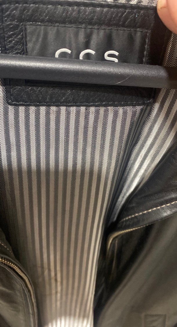 Erkek Siyah Deri Ceket - Görsel 3