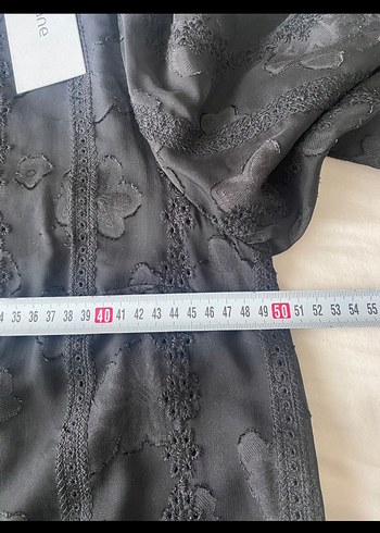 Nakışlı Siyah Uzun Renkli Elbise - Görsel 4