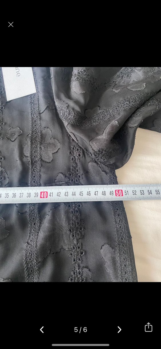 Nakışlı Siyah Uzun Renkli Elbise - Görsel 4