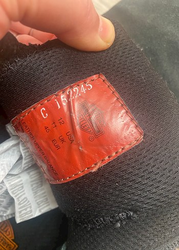 Siyah Nubuk erkek Biker Botu, Tokalı - Görsel 7