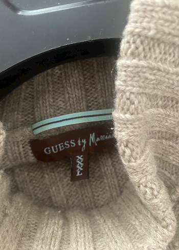 Bej  Boğazlı Triko Kazak - Görsel 5